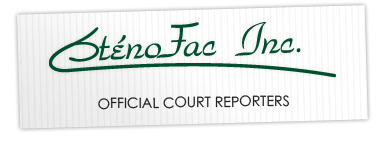 SténoFac Stenographers montreal